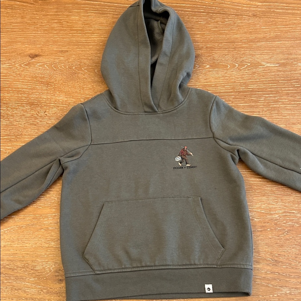 Ocean & Coast Kids Charcoal Hoodie